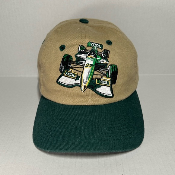 Kool Other - Kool Cigarette Racing Indy Cap Hat - Vintage 90s 27 Franchittie Embroidered
